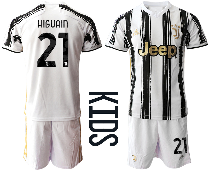 Youth 2020-2021 club Juventus home #21 white Soccer Jerseys->juventus jersey->Soccer Club Jersey